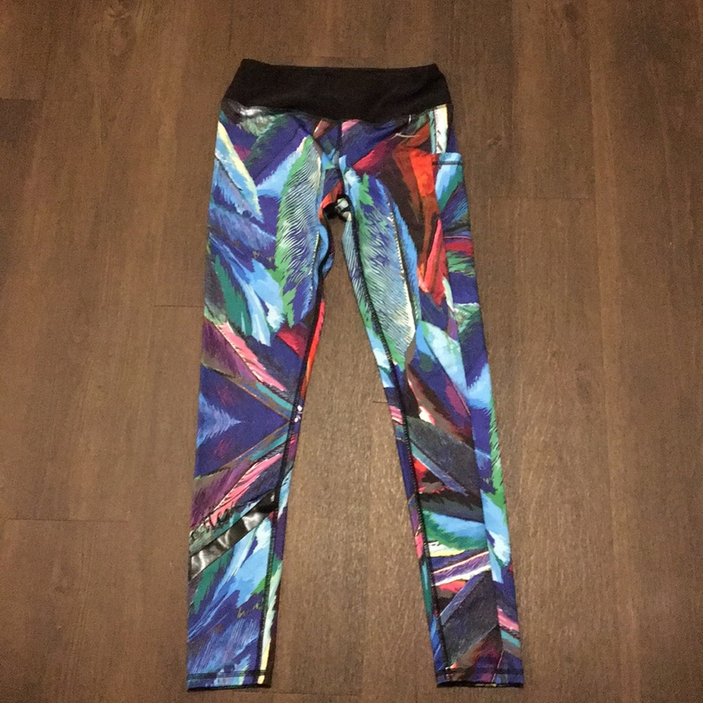 X By Gottex Multiple Color Block Leggings Size Xs - image 1
